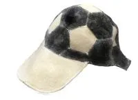 шапка для бани и сауны "футбол"